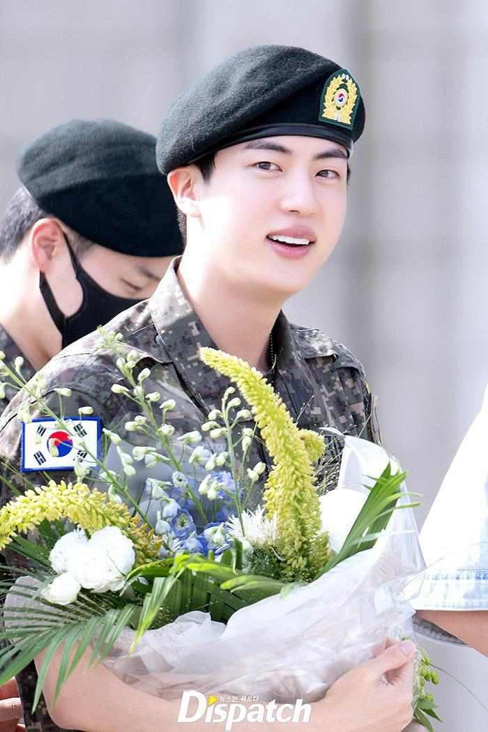 BTS Jin Military Discharge 