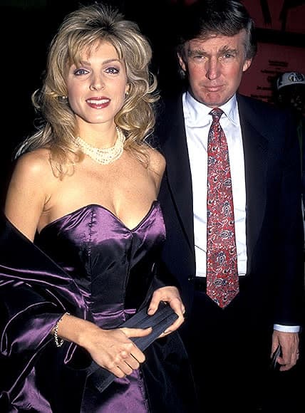 Marriage to Marla Maples