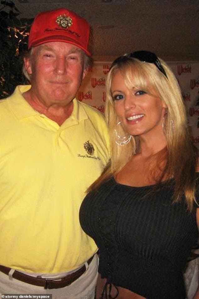 Stormy Daniels meets Trump at Lake Tahoe golf tournament